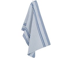 Tiseco Home Studio - Keukenhanddoek WAFFLE - SET/12 - 100% katoenwafel - ultra-absorberend - sneldrogend- duurzaam materiaal - 50x70 cm - Lichtblauw