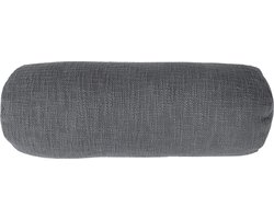 Tiseco Home Studio - Kussen (gevuld) COTTON SLUB - SET/2 - 100% katoen - Bolster - 15x45cm - Grijs