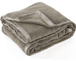 TISECO HOME STUDIO - Plaid - LAMIS - 240x260 cm - Taupe