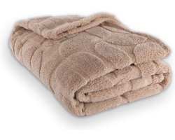 Tiseco Home Studio - Plaids RENA - super zacht stof - 150x200 cm, Taupe
