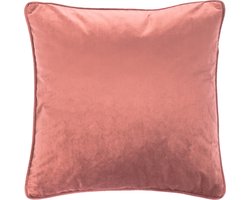 Tiseco Home Studio Sierkussen Velvet Groot - Koraal - Default