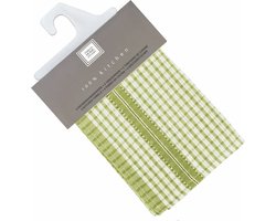 Tiseco Home Studio - Theedoek/Keukendoek - Lime - 45x70 cm - 100% katoen - Set van 6 stuks
