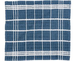 Tiseco Home Studio - Vaatdoek OMAN - SET/12 - 100% katoen - badstof - ultra-absorberend - sneldrogend - duurzaam materiaal - 32x35 cm - Bluestone