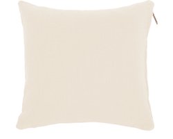 Tiseco - Kussen (gevuld) COTTON SLUB - met rits - 60x60 cm - Ivoor