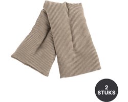 Tiseco - Lavendel Nek- & Schouderwarmtekussen - 2 stuks - Warmte- en Koudecompress, beige