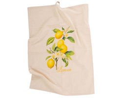 Tiseco - Theedoek VIVA - SET/3 - katoen - citroen - 50x70 cm