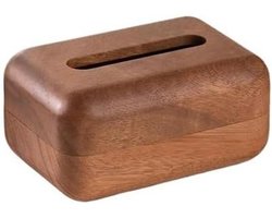 Tissue Box Cover Massief Houten Tissue Box Desktop Decoratie Chinese Stijl Woonkamer Salontafel Papier Servet Opslag