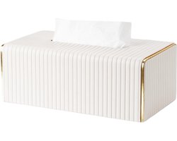 Tissue Box - Leren tissuehouder voor in de woonkamer-badkamer en woonkamer van een hotel-Tissue Box - 25*14*10cm