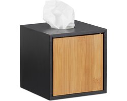 Tissuebox - bamboe - vierkant