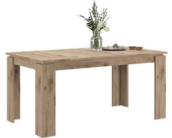 Titan uitschuifbare eettafel 160/200 Nox Eiken NB - 90x160x76cm