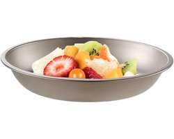 Titanium Eetbord - Outdoor Servies - Kamperen en Reizen - Lichtgewicht en Duurzaam - Verschillende Maten - Midden