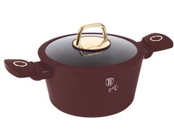 TITANIUM POT MET DEKSEL 20CM BERLINGER HAUS BH-8040 LEONARDO