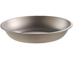 Titanium Servies Set - Borden en kommen - Kamperen en reizen - Ultralicht en duurzaam - Verschillende maten - Midden