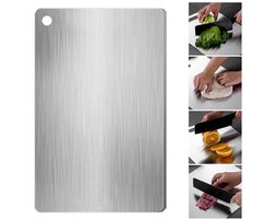 Titanium Snijplank - 100% Puro Titanium Snijplank voor Keuken, Perfect voor Diverse Kooktaken (29 x 20 cm)
