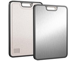 Titanium Snijplank - Cutting Board - Vermijd Microplastics - 38.5*26.5cm - Extra Hygiëne - Tarwe Stro PP+