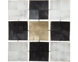 TITANIUM - Wanddecoratie - Wit - Metaal