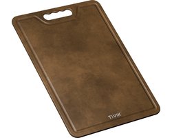 TIVIK - Houtvezel snijplank - Duurzaam, antislip en vaatwasserbestendig - 25x35 cm - Bruin