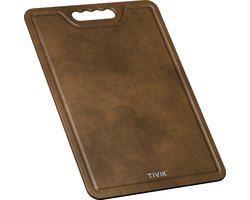 TIVIK - Houtvezel snijplank - Duurzaam - Antislip - Vaatwasserbestendig - 25x35 cm - Bruin