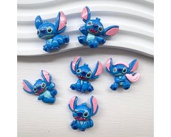 TLVX 6 stuks Sterke Disney Stitch Magneten 3D / Leuke Koelkast Magneten / Foto Magneet / Speel- en Leer Magneten / School / Whiteboard / Decoratief / Boodschappenlijst / Notitie / Memo bord / Kantoor / Schoolbord / Magnetisch / Kleur Magneetjes