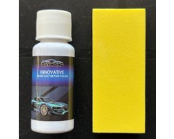 TLVX Koplamp Polijstmiddel 20ML + Spons - Autolampen poetsen - Krassen verwijderen - Auto Koplamp vernieuwen - Doffe Koplampen herstellen - Headlight polish - Kunststof lampen polijsten - Lamp reparatievloeistof - Koplamp polijst set