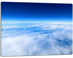 TMK ArtDeko - Glazen Snijplank - 52x40 cm - Inductie Geschikt - Hemel Design