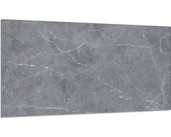 TMK ArtDeko Serie - Beschermplaat - 90x52 cm - Marmer - Gehard Glas