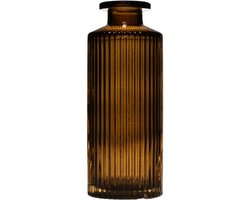 Tobi Lines Flesvaas taupe Ø5,4xh13cm