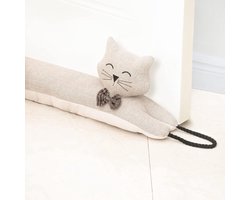 Tochtstopper voor onder de deur, decoratieve windstopper, 91 cm, voor deuren en ramen, verzwaarde dieren, lucht, tochtstopper, slang, geluidsblokker voor onder aan de deur, met hangende