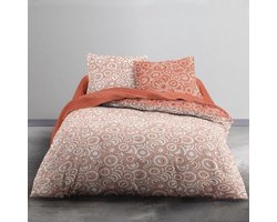 Today Crazy - Dekbedovertrek - Oranje Print - Polyester- 220x240