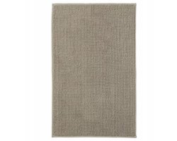 TOFTBO badkamermat microvezel beige 50x80 cm - Zacht & Sneldrogend