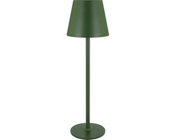 Toga Led - Tafellamp Oplaadbaar – Draadloos en dimbaar – CCT - Warm wit / Daglicht / koud wit - Moderne touch lamp – Nachtlamp Slaapkamer – 37 cm – Groen