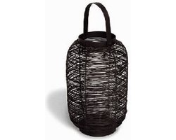 Tognana Interio Lantaarn/Windlicht (H)40.0cm Antraciet Metaal