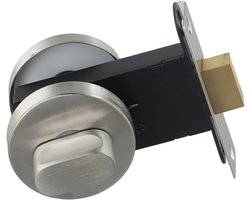Toilet deurslot - Privacybout indicator - Openbare toiletten - Duidelijke rood groen - 79x38 mm - Zilverkleurig
