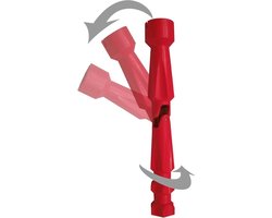 Toilet Seat Installatie Tool - Rood - Installatiegemak