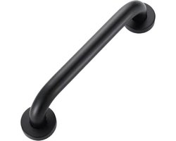 Toiletbeugel - badgreep - douchegreep - Zwarte douchebeugel van 300 mm - veiligheidsdouchehandgreep - toiletbeugel voor gehandicapten - toiletsteunbeugel - douche- en toiletbeugel