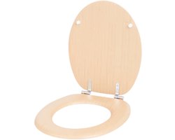 Toiletbril - Bruin - 37.8 x 45.2 x 5.5 cm