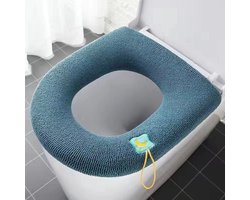 Toiletbril Cover - WC Bril Cover - ook comfortabel in de zomer! WC Bril Cover - Toiletbril Hoes - Herbruikbare WC-Brilhoesje - Wasbaar