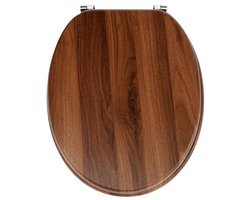 Toiletbril met automatische neerlaatfunctie - WC-brillen - wc bril - wc bril softclose - toiletbril - toiletbril softclose - kern van MDF-hout - softclose scharnier