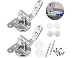 Toiletbril Scharnieren Fittingen - Bevestigingsset voor Houten, Hars en MDF Toiletbrillen