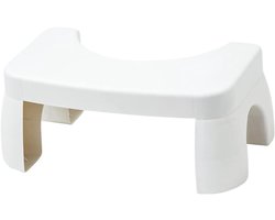 Toiletkrukje - Voetsteun - Voetenbankje voor het toilet - Anti-Rutsch Toiletsteun voor Volwassenen - Plastic - Optimaal Hurkpositie voor Gezonde Darmfunctie - Veelzijdig Badkamer Gebruik