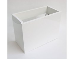 Toiletmeubel INK Versus Fontein Onderkast 36x18x27cm MDF Gelakt Hoogglans Wit Greeploos