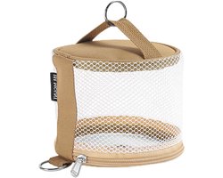 Toiletpapier opberghouder - Rolhouder reizen - Kamperen buiten - Waterdichte Oxford stof - 145 x 115 cm - Mesh