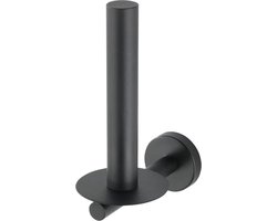 Toiletpapier-reserverolhouder mat roestvrij staal - wc-rolhouder 8x18x125cm, badkameraccessoire
