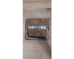 Toiletrolhouder - steigerhout
