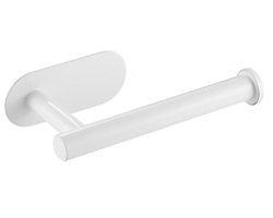 Toiletrolhouder - WC Rolhouder - Zonder Boren - wit - Zelfklevend - Rol houder - roestvrij staal - badkamer & Keuken - 16*8*4.5 cm - voor keuken, badkamer en toilet