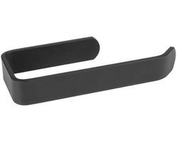 Toiletrolhouder Zwart - Toiletrolhouder zonder boren - Zelfklevend - WC Rolhouder - WC rol houder