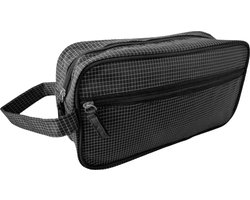 Toilettas - Rojafit - Boxy Holdall toilettas - Zwart/Grijs- afmeting 28 x 10 x 15 cm