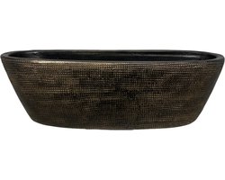 Tokio ovale pot goud L40 x D14 x H12 cm