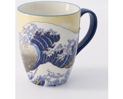 Tokyo Design Kawaii - mok - Hokusai - 380ml - Big wave - porselein