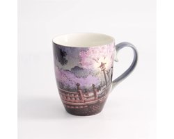 Tokyo Design Kawaii Vinted - mok - Bashi Bridge - 380ml - porselein - Japanse afbeelding van brug